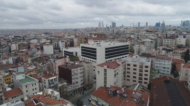 Yeniden inşa edilen Taksim İlk Yardım Hastanesi inşaatında sona gelindi